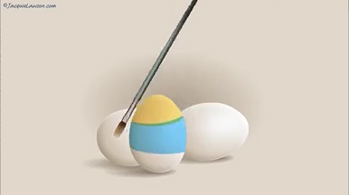 Pintura de huevos de Pascua Pascua Checa 2020